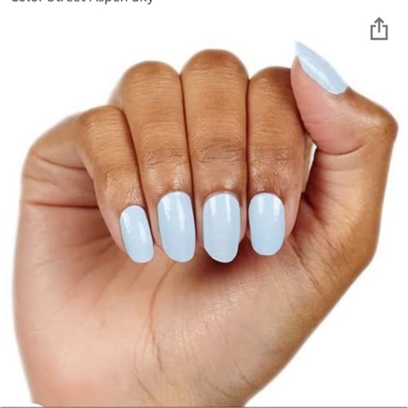 *Retired* Color Street: Aspen Sky | Pale Pastel Periwinkle Blue Spring Winter - Picture 10 of 12